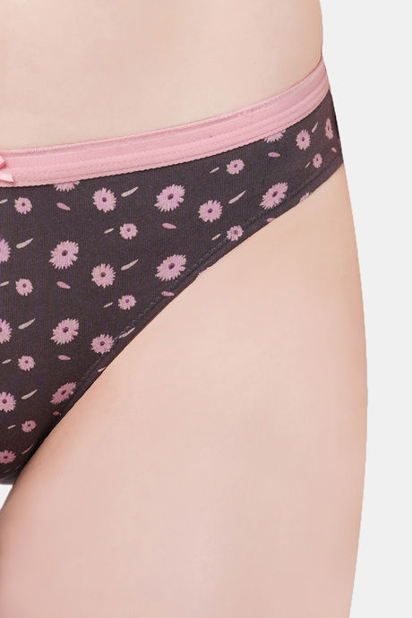 Soie Medium Rise Half Coverage Bikini Panty (Pack of 6) - Multicolor — image 13